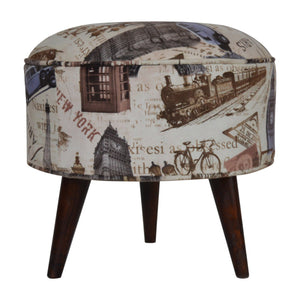 IN1271 - City Print Footstool