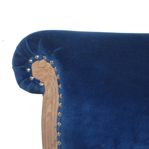 Royal Blue Studded Chair