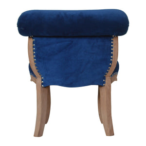 Royal Blue Studded Chair