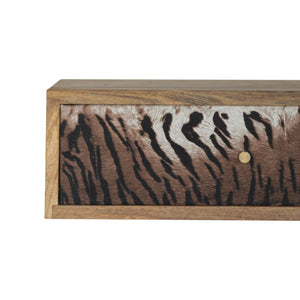 Floating Animal Print Bedside