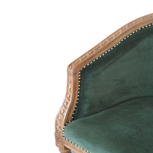 Emerald Velvet Occasional Chair