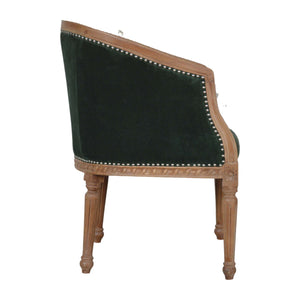 Emerald Velvet Occasional Chair