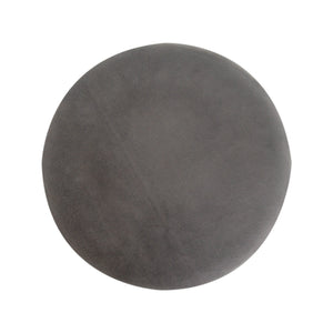 Grey Velvet Wooden Footstool