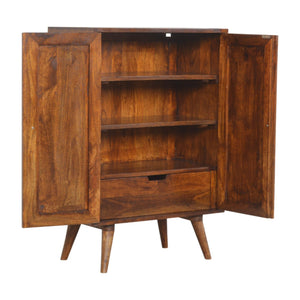 Chestnut Inlay Abstract Cabinet