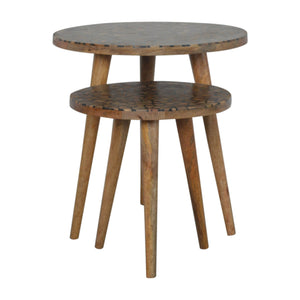 Tree Trunk Style Nesting Stools