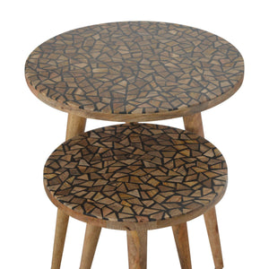 Tree Trunk Footstool Set of 2