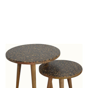 Tree Trunk Footstool Set of 2