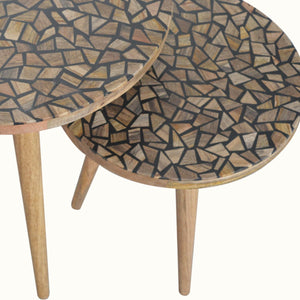 Tree Trunk Style Nesting Stools