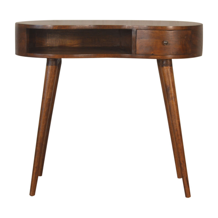 Chestnut Rounded Writing Desk