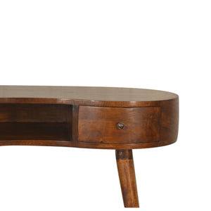 Chestnut Wave Writing Desk