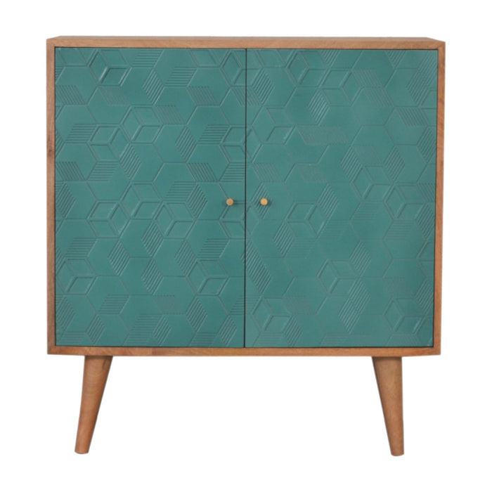 Acadia Teal Cabinet