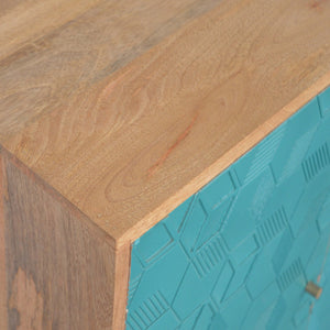 Acadia Teal Cabinet