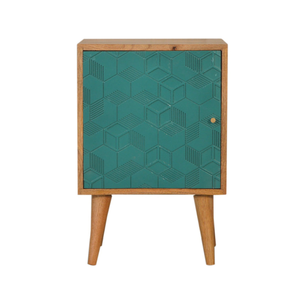 Acadia Teal Bedside - On Back Order place your orders now