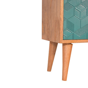 Acadia Teal Bedside - On Back Order place your orders now