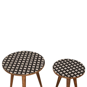 Monochrome Nesting Stools