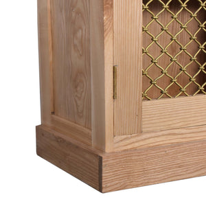 Caged Oak-ish Cabinet