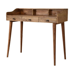 Nordic Style Gallery Back Writing Desk with Cable Access