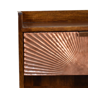 Manila Copper 1 Drawer Bedside