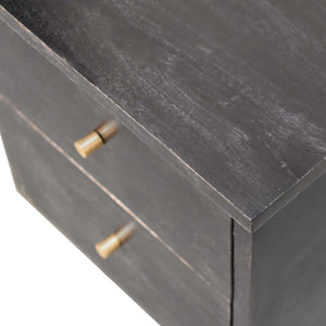 Ash black Bedside