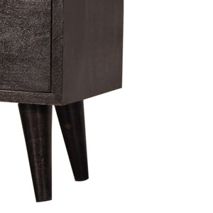 Ash black Bedside