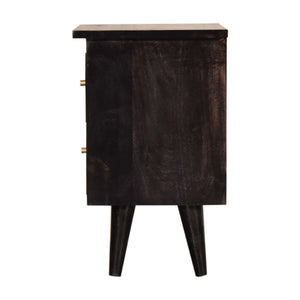 Ash black Bedside