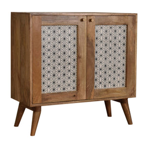 Geometric Screen Printed Cabinet