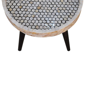 Honeycomb Mosaic End Table