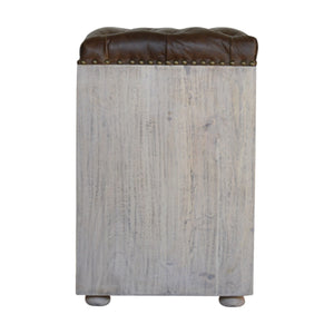 Buffalo Hide Acid Wash Shoe Cabinet