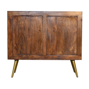 Chestnut Inlay Abstract Sideboard