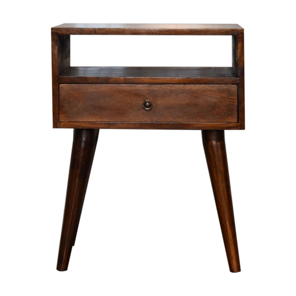 IN1691- Modern Chestnut Solid Wood Bedside