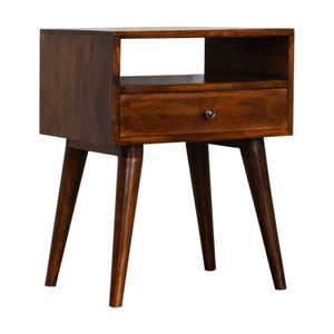 IN1691- Modern Chestnut Solid Wood Bedside