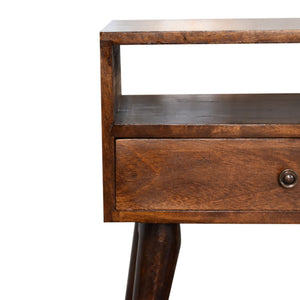 IN1691- Modern Chestnut Solid Wood Bedside