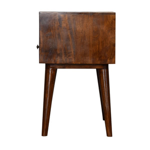 IN1691- Modern Chestnut Solid Wood Bedside