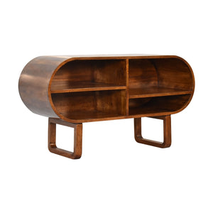 Chestnut Open Circular Media Unit