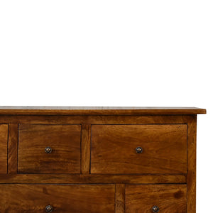 Chestnut Solid Wood 8 Drawer Chest