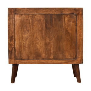 Chestnut Square Woven Chest