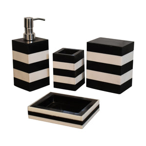 Resin Wood Bathroom Set of 4