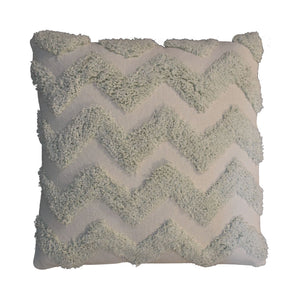 Sea Green Zig-zag Cushion Set of 2