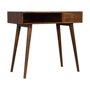 Chestnut Open Slot Writing Desk