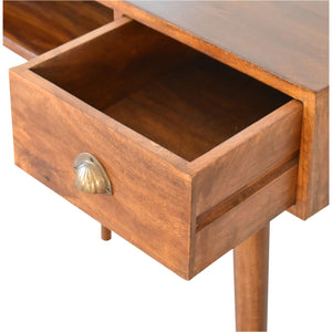 Chestnut Open Slot Writing Desk