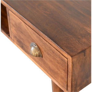 Chestnut Open Slot Writing Desk