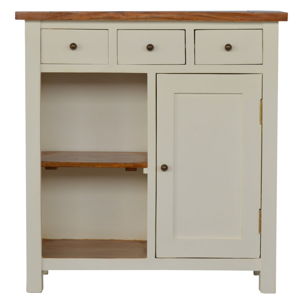 Country Two Tone Cabinet