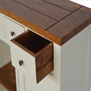 Country Two Tone Cabinet