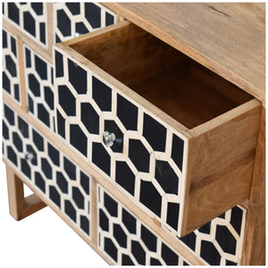 IN2132 - U-Shape Bone Inlay Chest