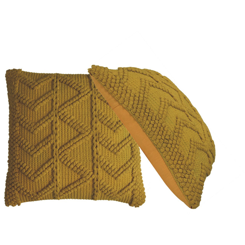 Alda Cushion Set of 2 - Mustard