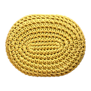 Keeva Mustard Oblong Footstool