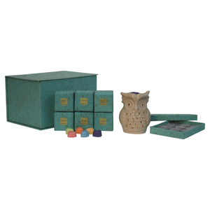 Owl Wax Melter Set (Lavender, Jasmine, Citonella, Ocean Breeze, Rose & Lemongrass)