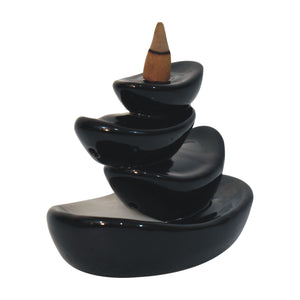 Cupped Back Flow Burner Fountain Set