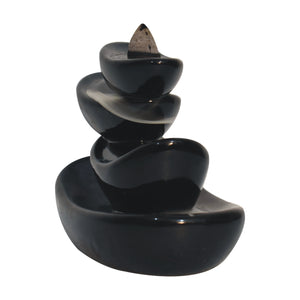 Cupped Back Flow Burner Fountain Set