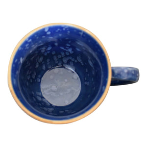 Blue Ribbed Mug - Set of 4